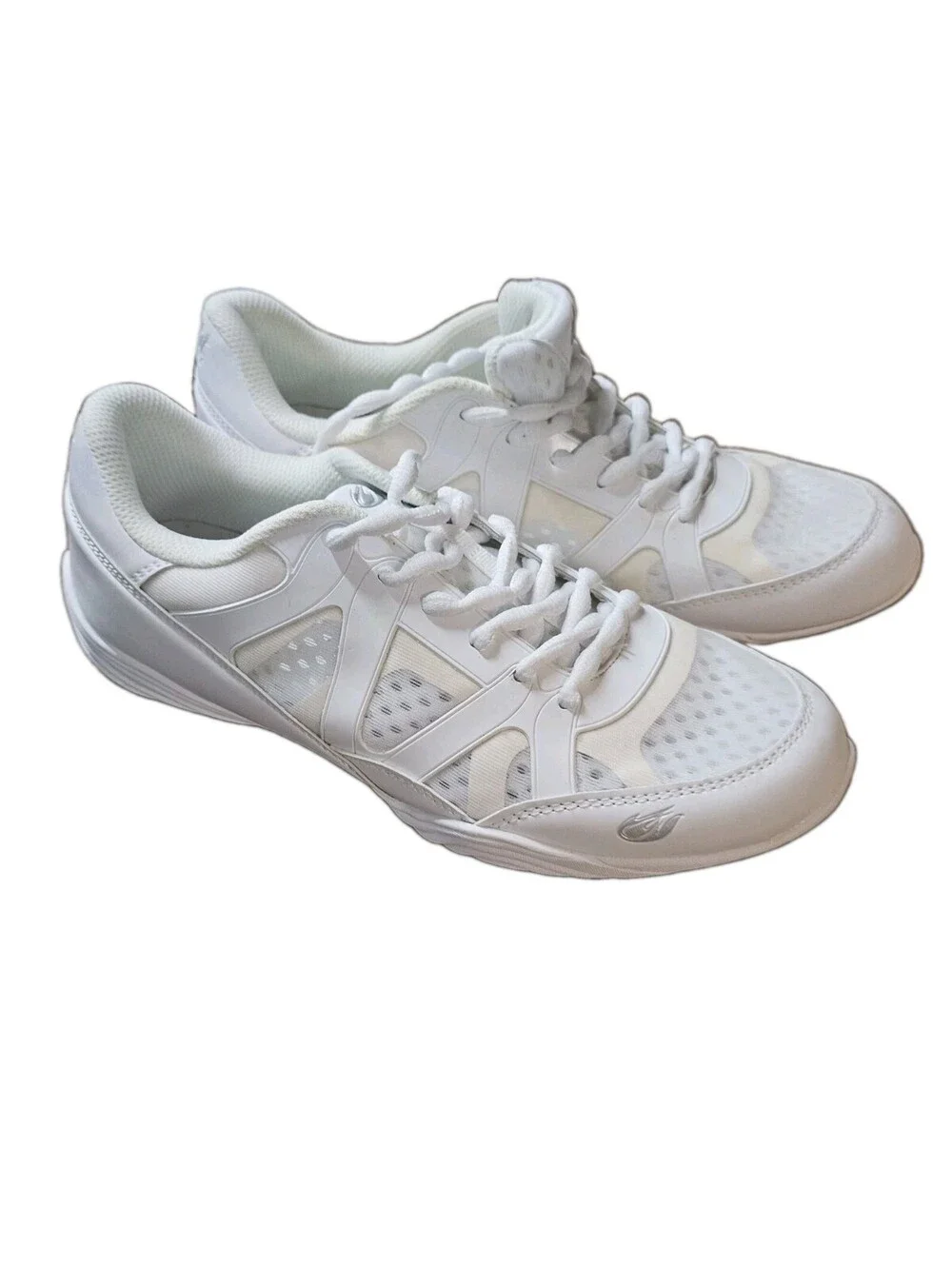 Eight Count Elevate E8119 White Cheer Shoes Women's Size 9.5 US NWOB Refkective